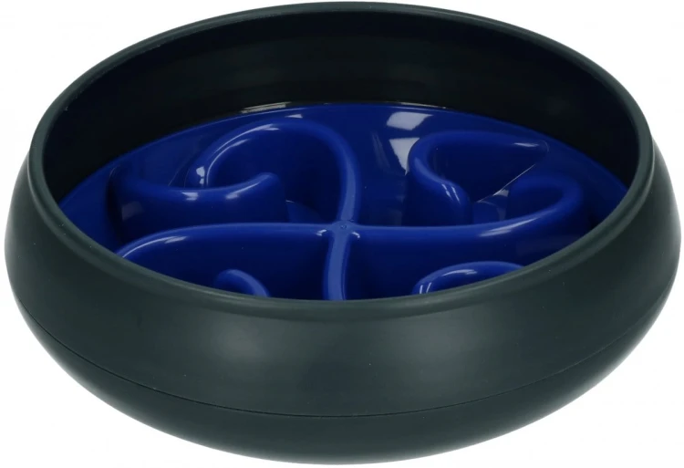 Eat Slow Live Longer TUMBLE FEEDER miska spowalniająca niebieska dla psa i kota