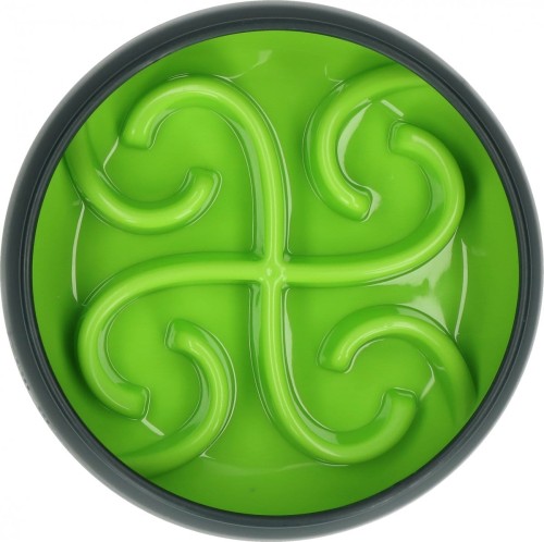 Eat Slow Live Longer TUMBLE FEEDER miska spowalniająca zielona dla psa i kota