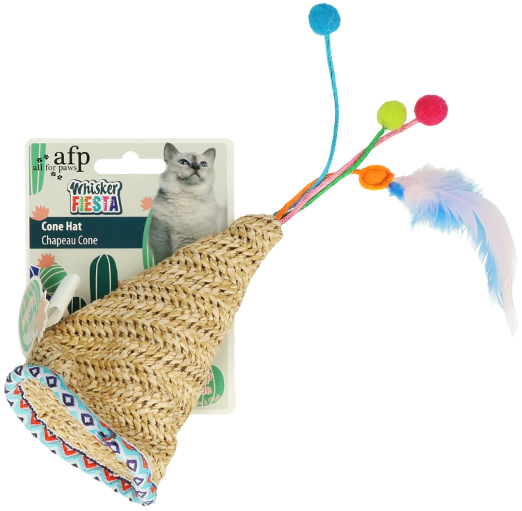 Whisker Fiesta CONE HAT zabawka dla kota