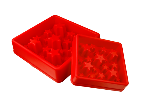 Eat Slow Live Longer STAR miska spowalniająca czerwona S dla psa i kota