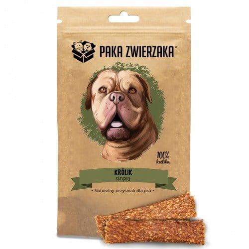 Paka Zwierzaka STRIPSY 100% KRÓLIK 70g