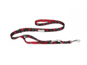 AMIPLAY BeHappy Smycz regulowana 7in1 M 100 – 200 x 2 cm CHERRY