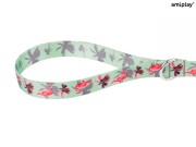 AMIPLAY BeHappy Smycz regulowana 7in1 S 100 – 200 x 1,5 cm FLAMINGO