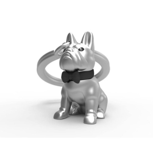 Metalmorphose Brelok BULDOG srebrny