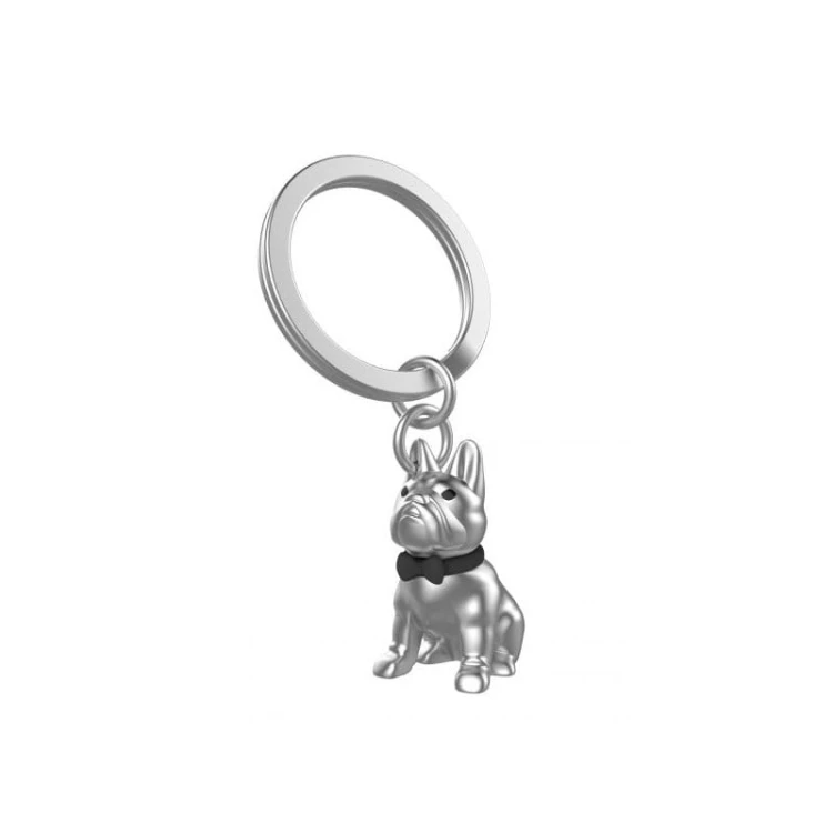 Metalmorphose Brelok BULDOG srebrny