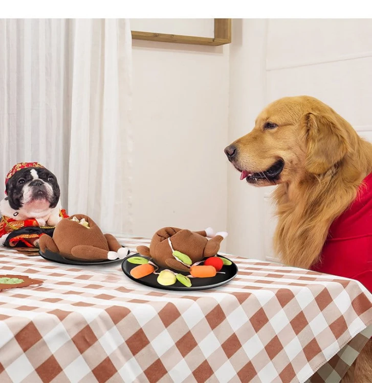 DOGLEMI Zabawka węchowa KURCZE PIECZONE dla psa i kota