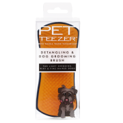 PET TEEZER szczotka do rozplątywania i pielęgnacji sierści rozmiar L pomarańczowo-granatowa