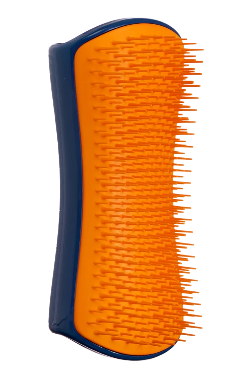 PET TEEZER szczotka do rozplątywania i pielęgnacji sierści rozmiar L pomarańczowo-granatowa