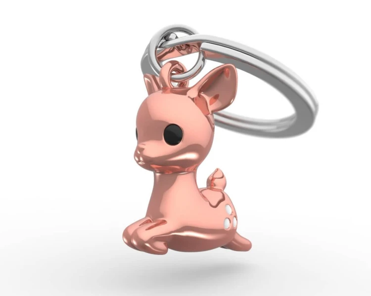 Metalmorphose Brelok JELEŃ różowy