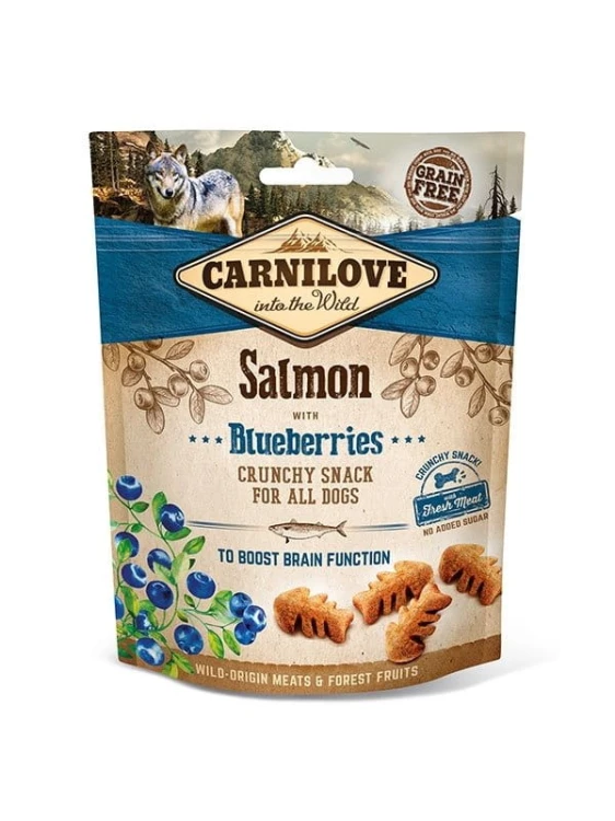 CARNILOVE Snack Crunch Salmon &amp; Blueberries 200g Przysmaki dla psa
