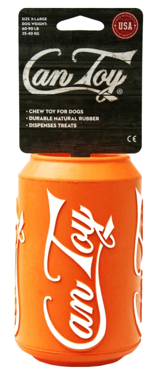 Soda Pup CAN TOY ORANGE  gryzak dla psa XL