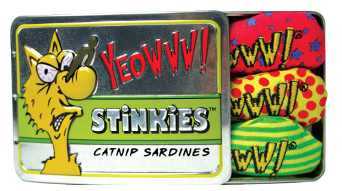 YEOWWW! Tin of Stinkies zabawka z bardzo silną kocimiętką
