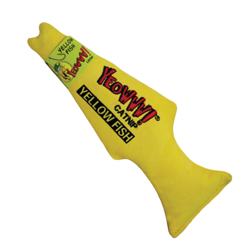 YEOWWW! Yellow Fish zabawka z bardzo silną kocimiętką