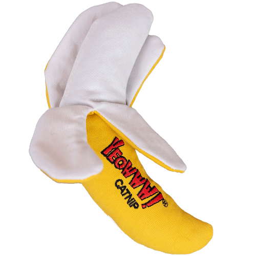 YEOWWW! Chicata Banana Peeled zabawka z bardzo silną kocimiętką