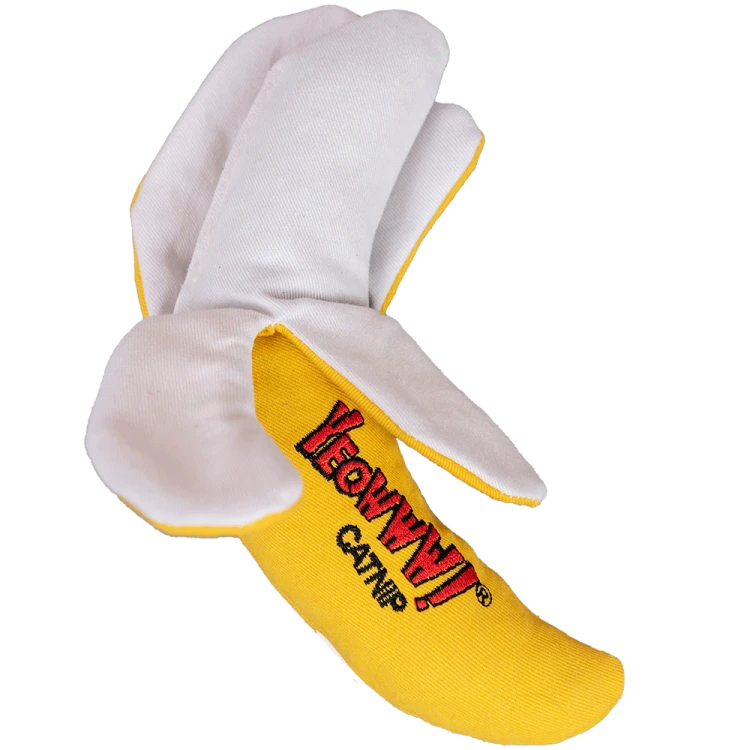 YEOWWW! Chicata Banana Peeled zabawka z bardzo silną kocimiętką