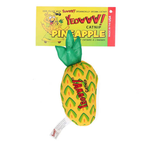 YEOWWW! Pineapple zabawka z bardzo silną kocimiętką