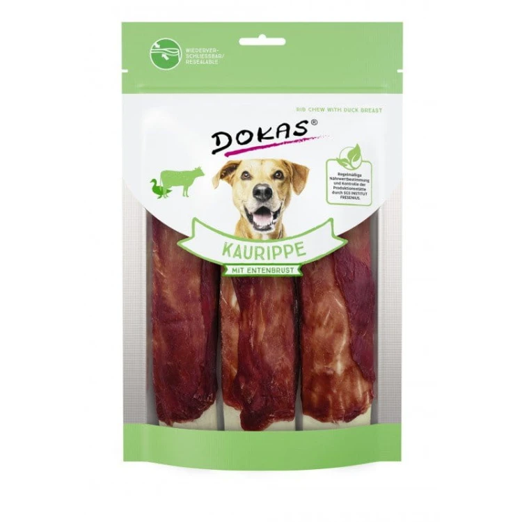 DOKAS Gryzak z kaczką 3 szt. 210g Przysmaki dla psa