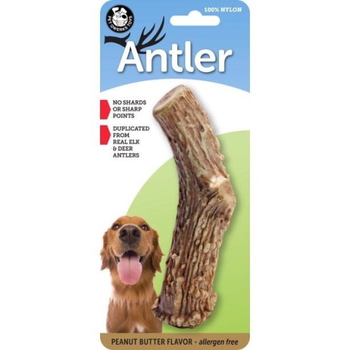 Pet Qwerks ANTLER gryzak o aromacie masła orzechowego rozmiar L