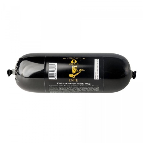 MIRALS ENTE - kiełbasa z mięsa kaczki (400g) przysmak dla psa