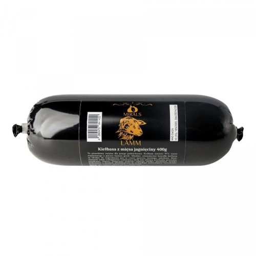 MIRALS Lamm - kiełbasa z mięsa jagnięciny (400g) przysmak dla psa