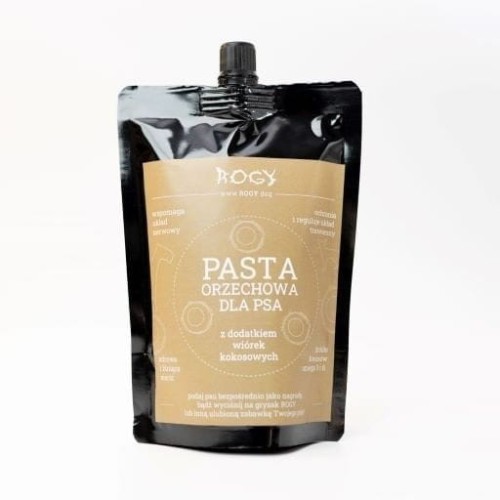 Pasta orzechowa dla psa ROGY z dodatkiem wiórek kokosowych 300g