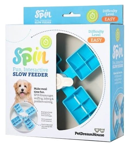 SPIN Interaktywna Miska WINDMILL Blue dla psa i kota