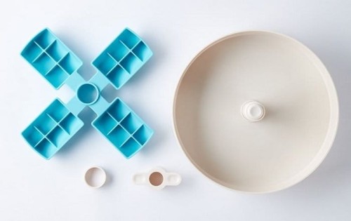 SPIN Interaktywna Miska WINDMILL Blue dla psa i kota