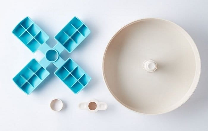 SPIN Interaktywna Miska WINDMILL Blue dla psa i kota