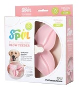 SPIN Interaktywna Miska FLOWER Pink dla psa i kota