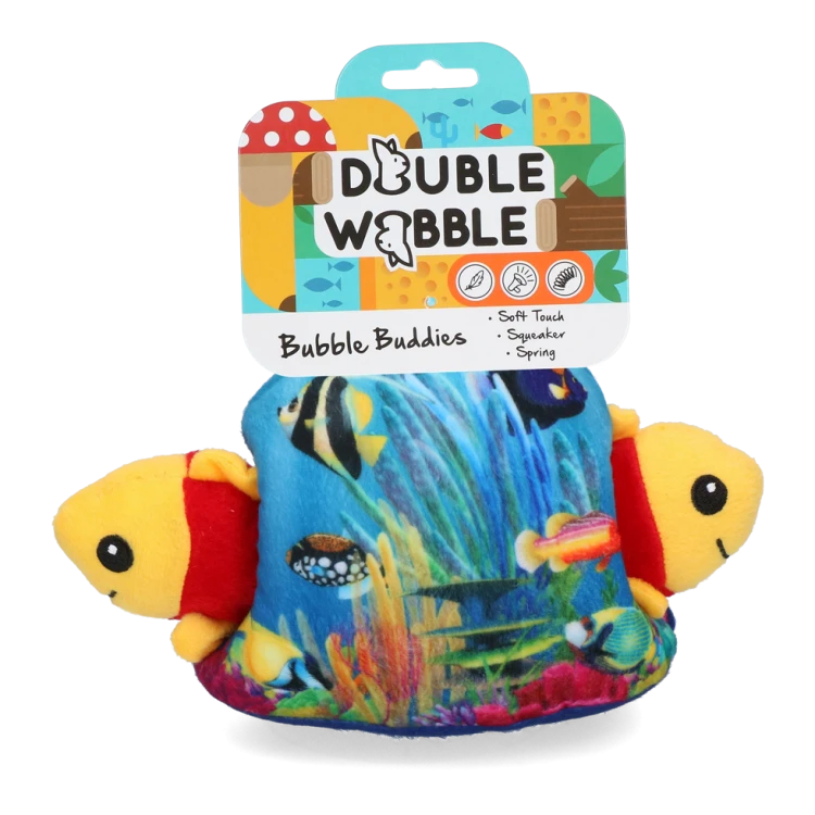 DOUBLE WOBBLE Bubble Buddies Wyskakujące RYBKI