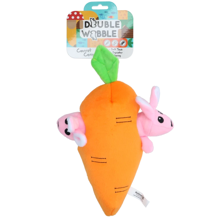 DOUBLE WOBBLE Carrot Conejos Wyskakujące KRÓLIKI
