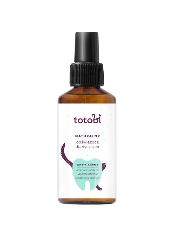 TOTOBI Naturalny odświeżacz do pyszczka dla psów i kotów