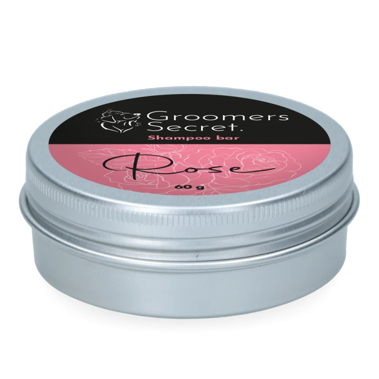 GROOMERS SECRET szampon w kostce RÓŻA 80 kąpieli