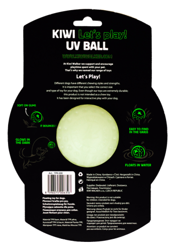 Kiwi Walker Let's Play! GLOW BALL Maxi piłka