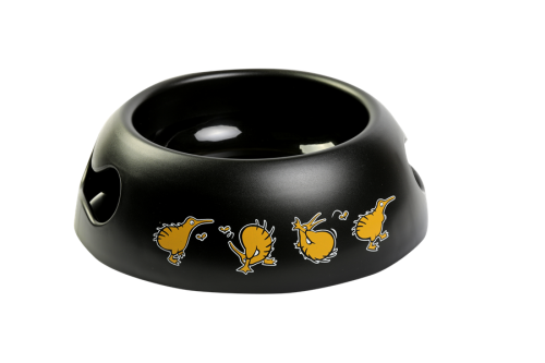 Kiwi Walker BLACK BOWL miska pomarańczowa dla psa i kota