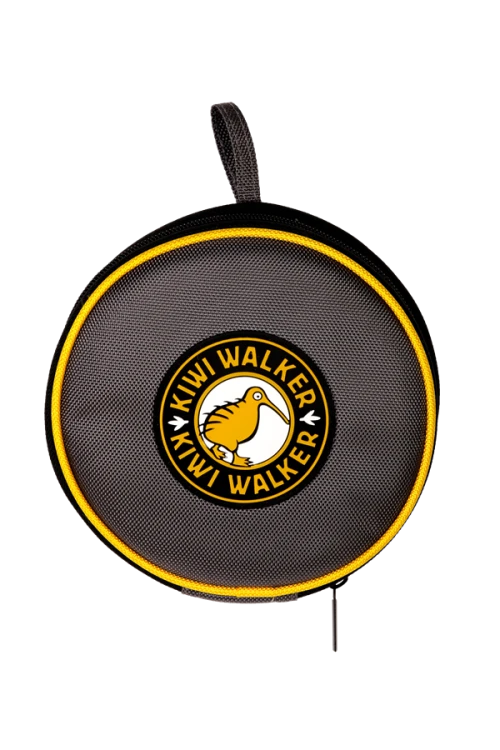 Kiwi Walker TRAVEL DOUBLE BOWL SLOWFEEDER zestaw spowalniających misek turystycznych pomarańczowych