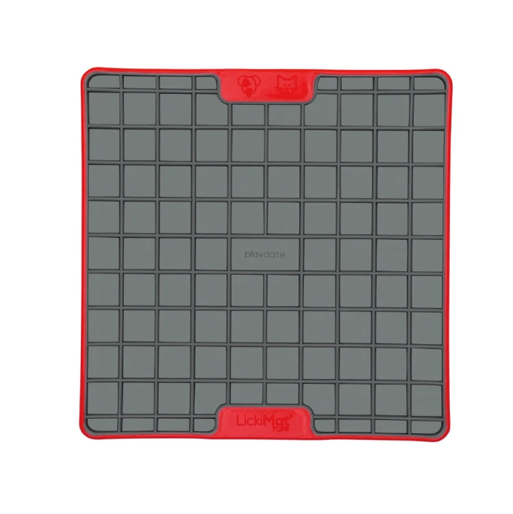 Mata LickiMat® Tuff™ Playdate™ czerwona