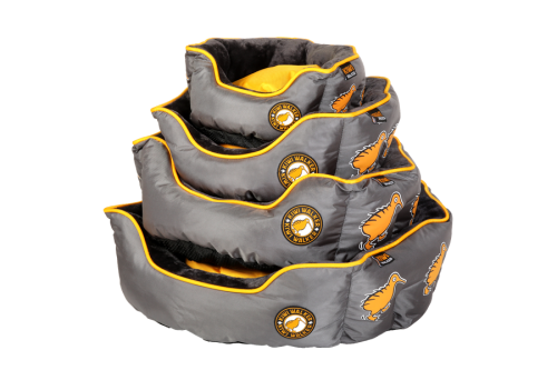 Kiwi Walker OVAL PET BED pomarańczowo-szary rozmiar L