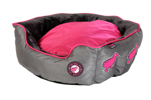 Kiwi Walker OVAL PET BED różowo-szary rozmiar XL