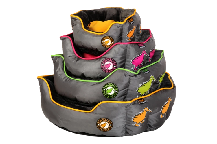 Kiwi Walker OVAL PET BED niebiesko-szary rozmiar M