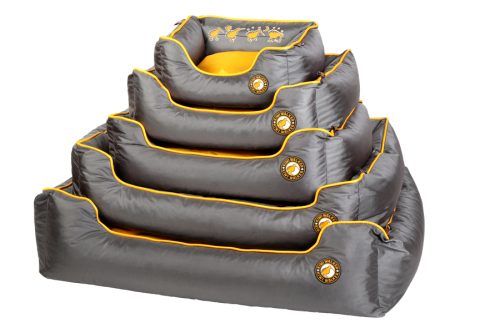 Kiwi Walker SOFA BED pomarańczowo-szara rozmiar M