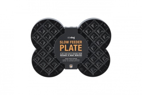 Miska spowalniająca jedzenie SLODOG® czarna dla psa i kota