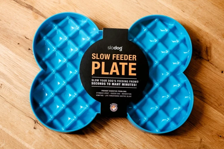 Miska spowalniająca jedzenie SLODOG® czarna dla psa i kota