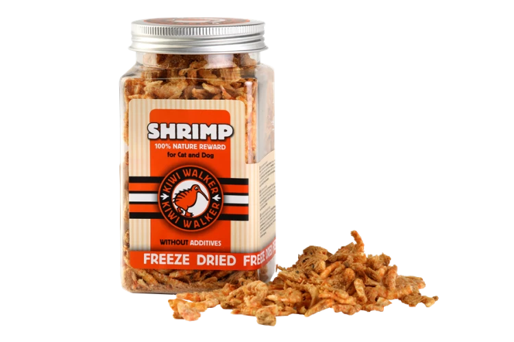 Kiwi Walker 100% KREWETKI liofilizowane smaczki 50g