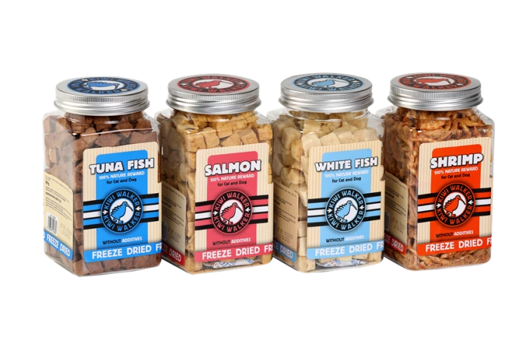 Kiwi Walker 100% KREWETKI liofilizowane smaczki 50g