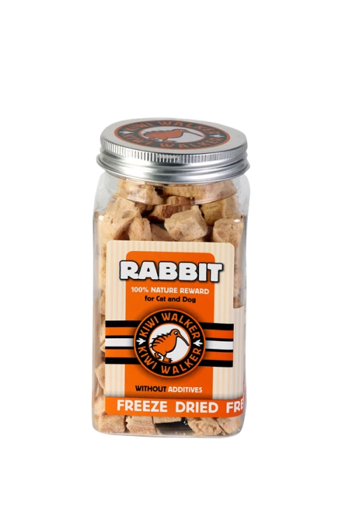 Kiwi Walker 100% KRÓLIK liofilizowane smaczki 75g