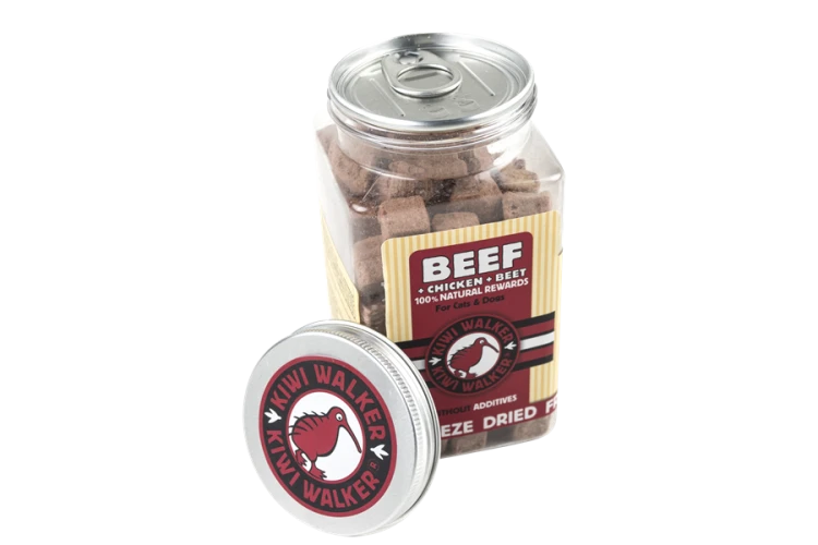 Kiwi Walker 100% WOŁOWINA + KURCZAK + BURAK liofilizowane smaczki 90g