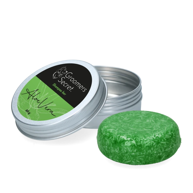 GROOMERS SECRET szampon w kostce ALOE VERA 80 kąpieli