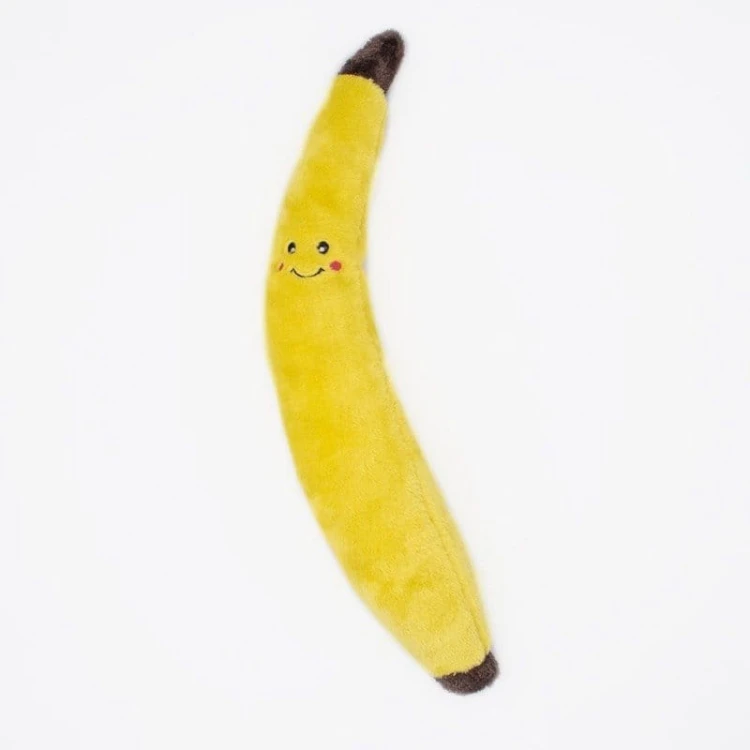 ZippyPaws plusz JIGGLERZ BANAN bardzo długa zabawka