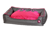 Kiwi Walker SOFA BED różowo-szara rozmiar XXL